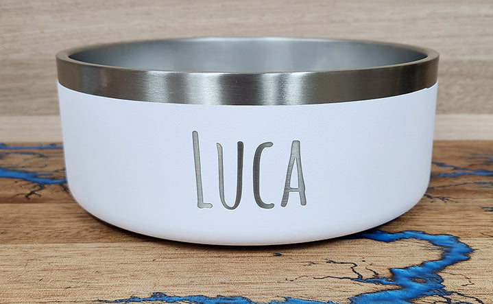 Laser Engraved Pet Bowls